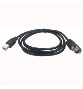 USB B male to USB B female print cable